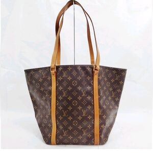 Louis Vuitton LV Shoulder Bag Sac Shopping Brown Monogram